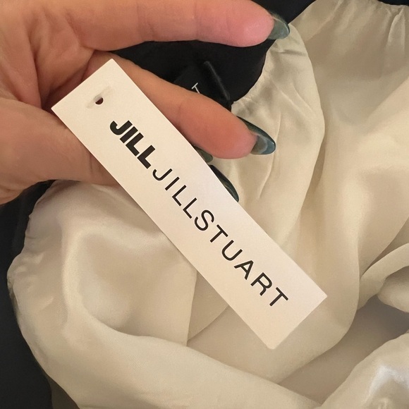 Jill Jill Stuart Everly V-Neck Colorblock Gown Dress Black White NWT 6 - Picture 4 of 10